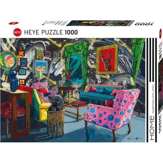 Puzzle 1000 Pièces Heye - Home Room with DeerHeye