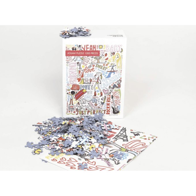Puzzle 1000 pièces OCCASION - GRAFFITIS - SOLEDADImage Republic