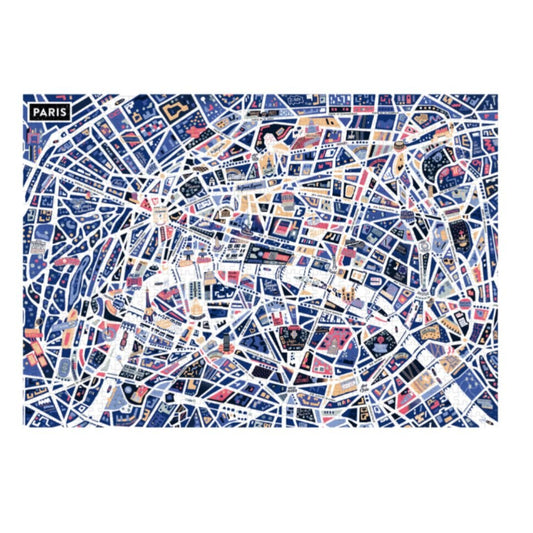 Puzzle 1000 pièces - Paris Nuit by Antoine corbineauImage Republic