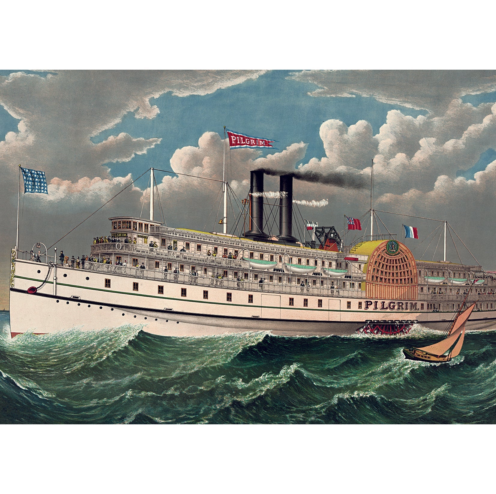 Puzzle 1000 Pièces En Pochon - The Dybdahl H BateauKiub