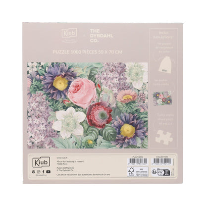 Puzzle 1000 Pièces En Pochon - The Dybdahl H FleursKiub