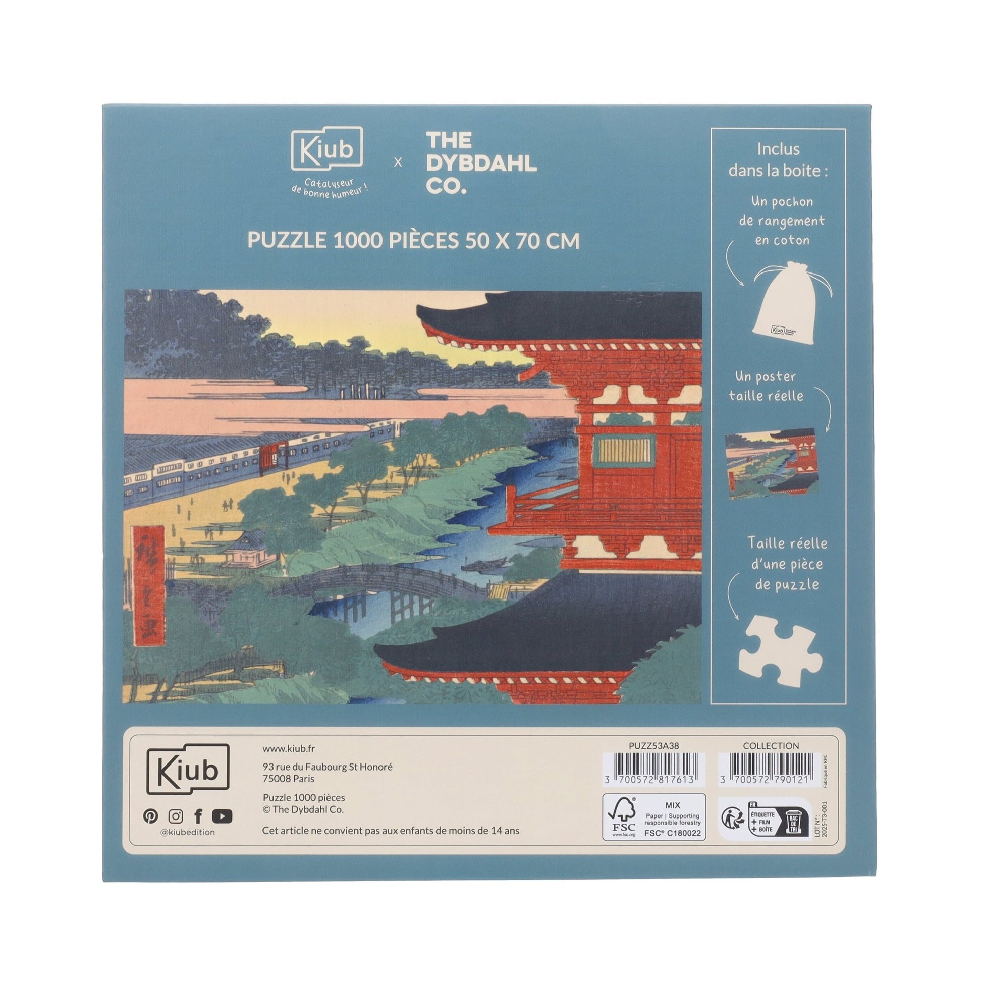 Puzzle 1000 Pièces En Pochon - The Dybdahl H MaisonKiub