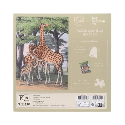 Puzzle 1000 Pièces En Pochon - The Dybdahl V GirafesKiub