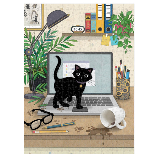 Puzzle 500 Pièces En Pochon - Coffret Bug Art Chaton OrdiKiub