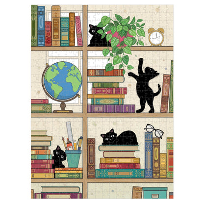 Puzzle 500 Pièces En Pochon - Coffret Bug Art Chatons BibliothèqueKiub