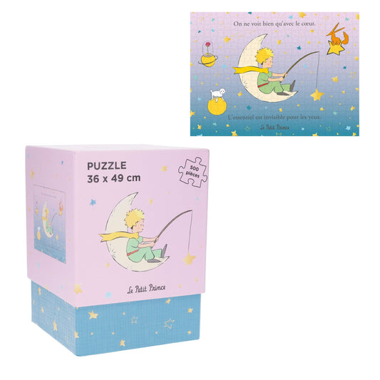 Puzzle 500 Pièces En Pochon - Coffret Le Petit Prince Degrade Peche Aux EtoilesKiub