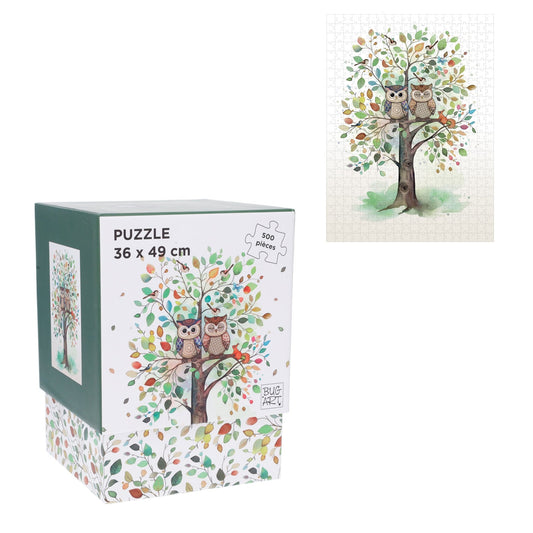 Puzzle 500 Pièces En Pochon - Coffret Portfolio ArbreKiub