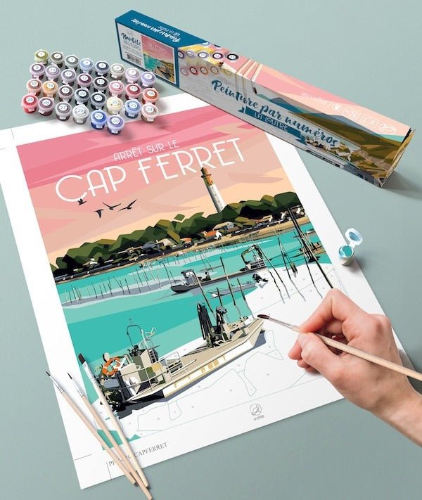 Peinture par Numéros - Cap FerretLa Loutre