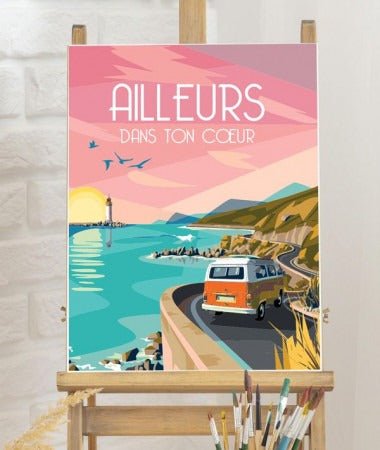 Peinture par Numéros La Loutre - AilleursLa Loutre