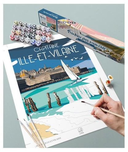 Peinture par Numéros La Loutre - Ille et VilaineLa Loutre