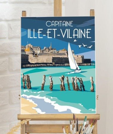 Peinture par Numéros La Loutre - Ille et VilaineLa Loutre