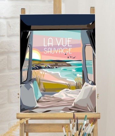 Peinture par Numéros La Loutre - Vue SauvageLa Loutre