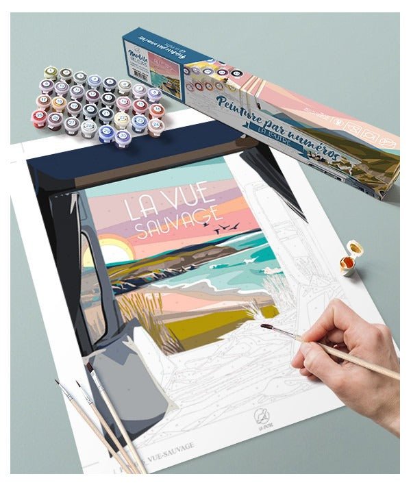 Peinture par Numéros La Loutre - Vue SauvageLa Loutre