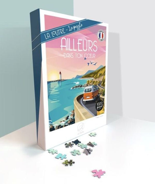 Puzzle 1000 Pièces La Loutre - AILLEURS dans ton CoeurLa Loutre
