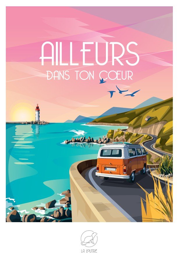 Puzzle 1000 Pièces La Loutre - AILLEURS dans ton CoeurLa Loutre