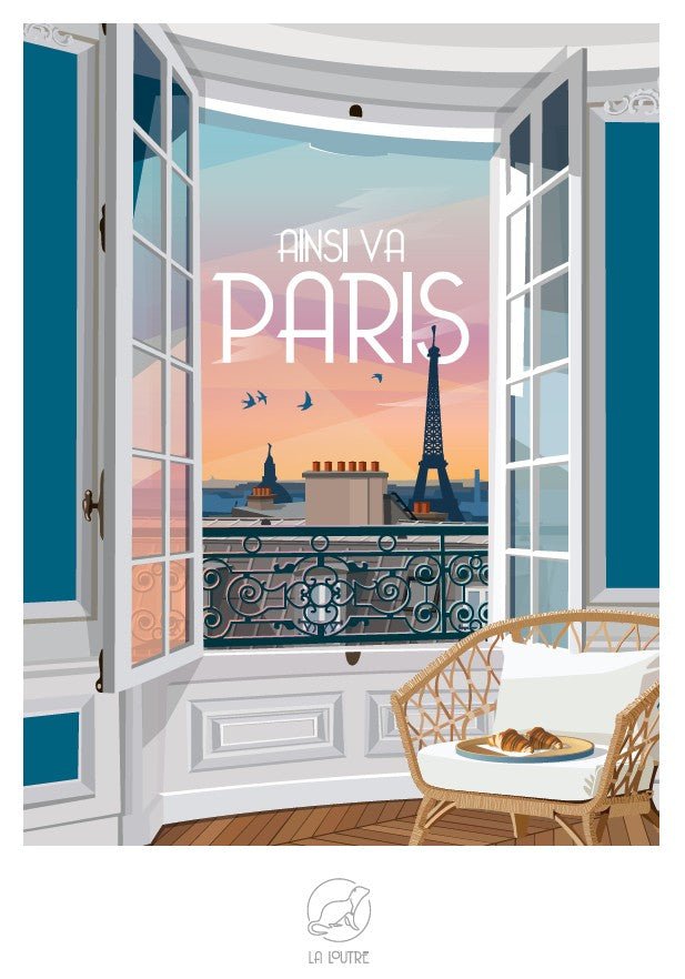 Puzzle 1000 Pièces La Loutre - Ainsi va PARISLa Loutre