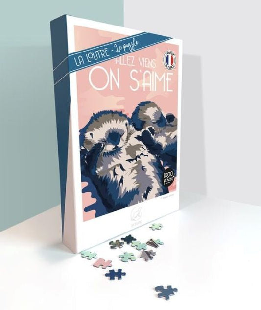 Puzzle 1000 Pièces La Loutre - Allez Viens ON S'AIMELa Loutre