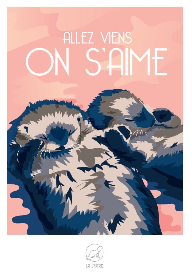 Puzzle 1000 Pièces La Loutre - Allez Viens ON S'AIMELa Loutre