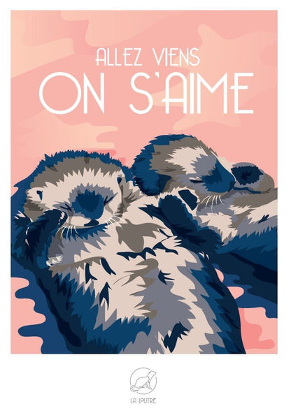 Puzzle 1000 Pièces La Loutre - Allez Viens ON S'AIMELa Loutre