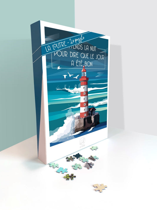 Puzzle 1000 Pièces La Loutre - ATTENDS LA NUIT POUR DIRE QUE LE JOUR A ÉTÉ BONLa Loutre
