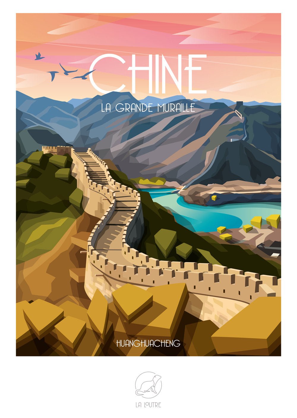 Puzzle 1000 Pièces La Loutre - CHINE La Grande MurailleLa Loutre