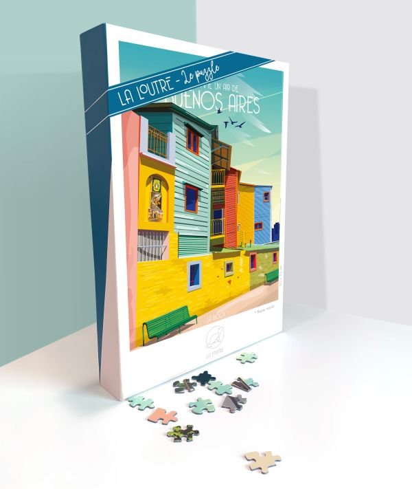 Puzzle 1000 Pièces La Loutre - Comme un Air de BUENOS AIRES - La BocaLa Loutre