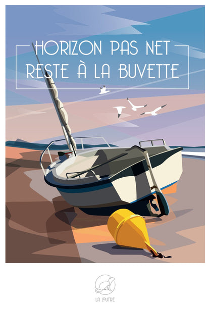 Puzzle 1000 Pièces La Loutre - HORIZON pas net, reste à la buvetteLa Loutre