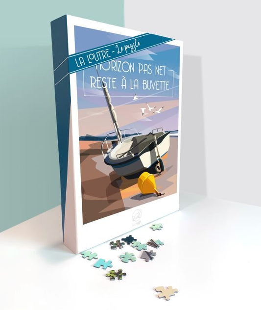 Puzzle 1000 Pièces La Loutre - HORIZON pas net, reste à la buvetteLa Loutre