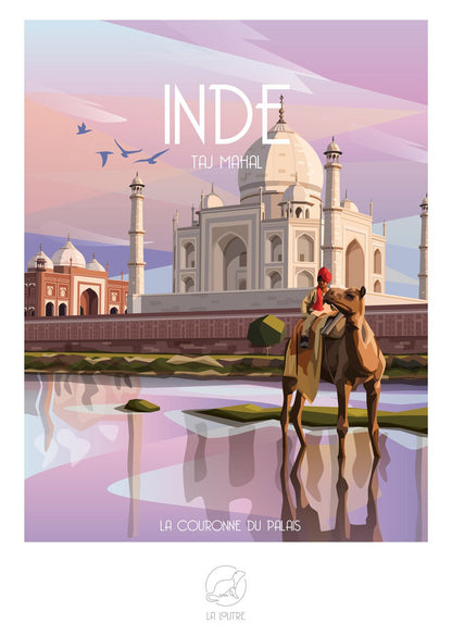 Puzzle 1000 Pièces La Loutre - INDE Taj MahalLa Loutre