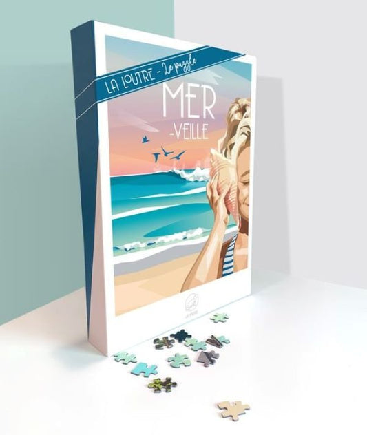 Puzzle 1000 Pièces La Loutre - MER - VeilleLa Loutre