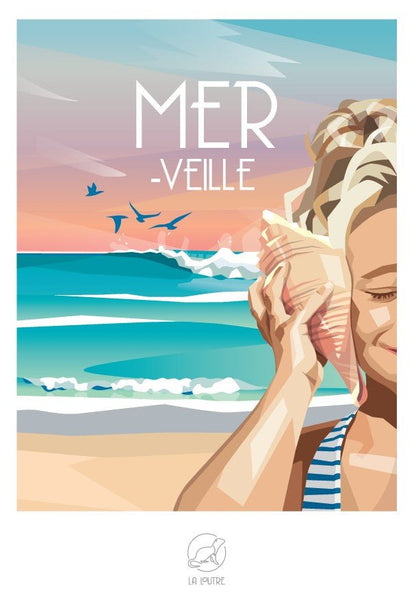 Puzzle 1000 Pièces La Loutre - MER - VeilleLa Loutre