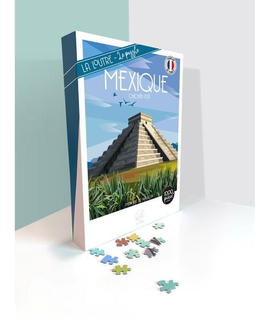 Puzzle 1000 Pièces La Loutre - MÉXIQUE Chichén ItzaLa Loutre