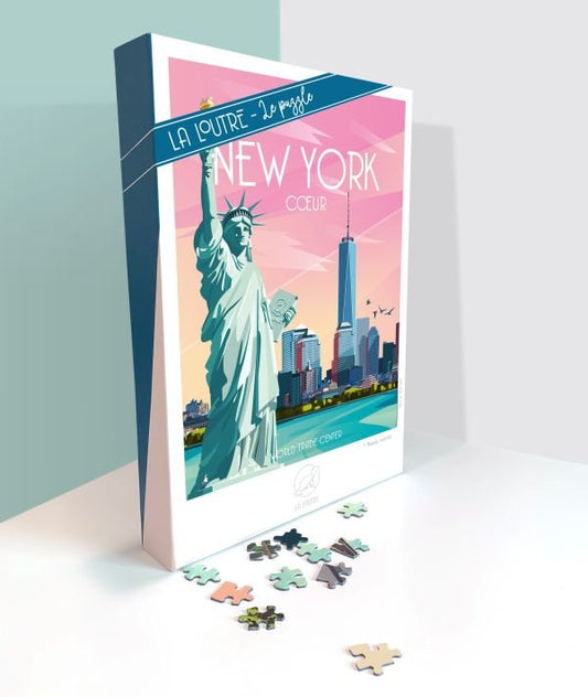 Puzzle 1000 Pièces La Loutre - NEW YORK Coeur - World Trade CenterLa Loutre