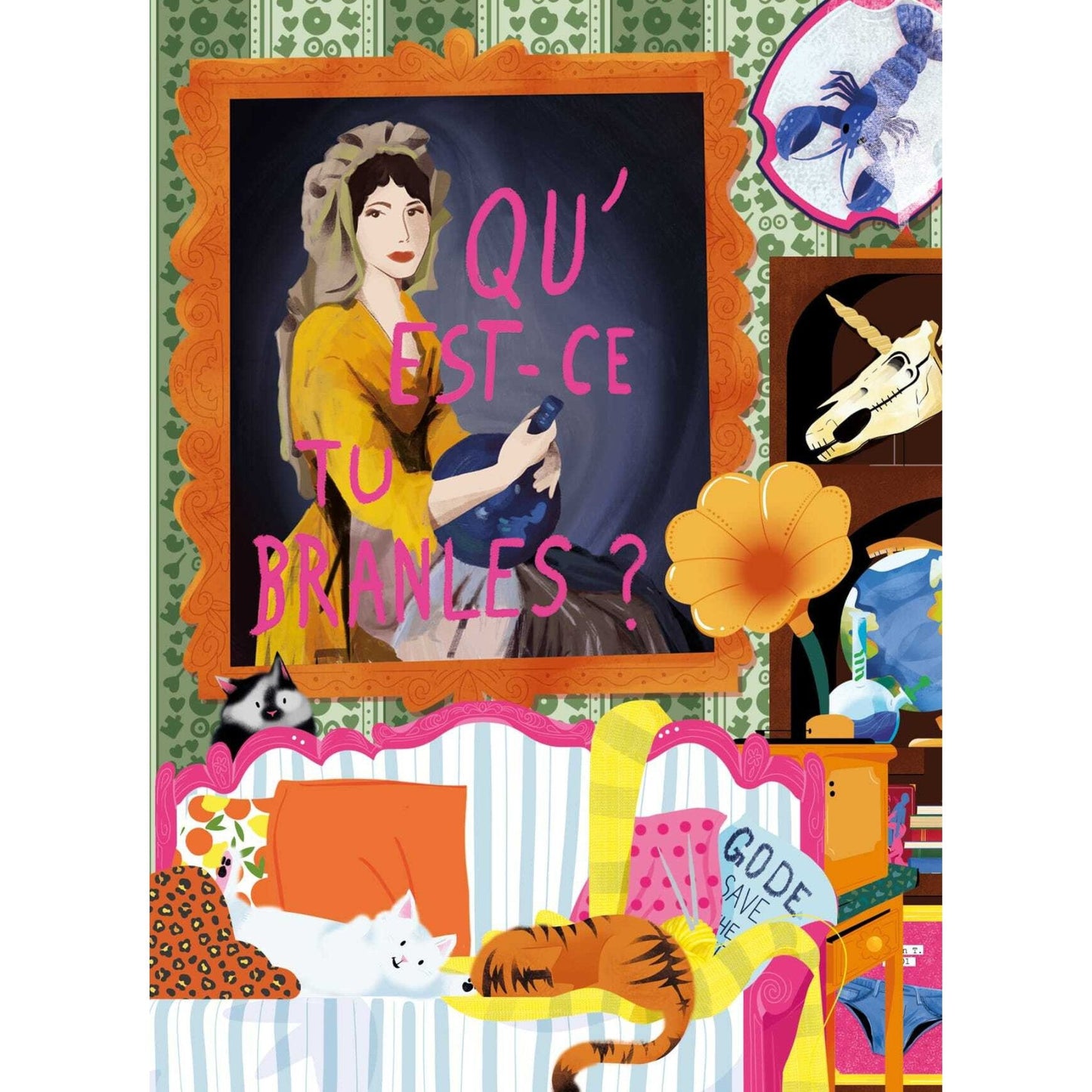 Mini puzzle 100 pièces Marie - Chantal - Dame JeanneLa Puzzlerie