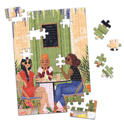 Mini puzzle 100 pièces Marie - Chantal - Happy HourLa Puzzlerie