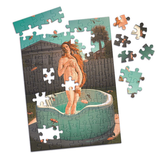 Mini puzzle 100 pièces Marie - Chantal - Kiddie Pool VenusLa Puzzlerie