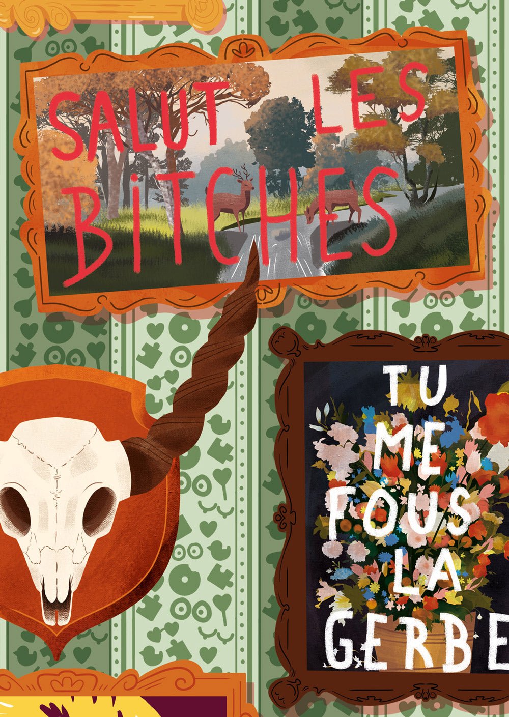 Mini puzzle 99 pièces Marie - Chantal - BitchesLa Puzzlerie