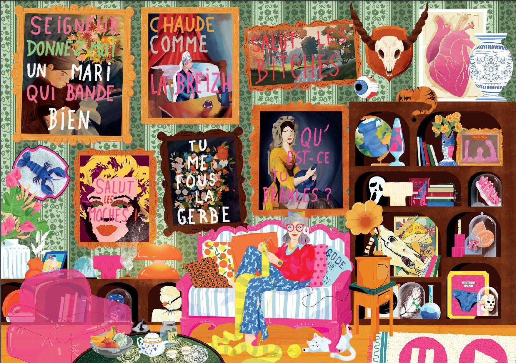 Puzzle 2000 pièces Marie - Chantal - Libre comme l'artLa Puzzlerie