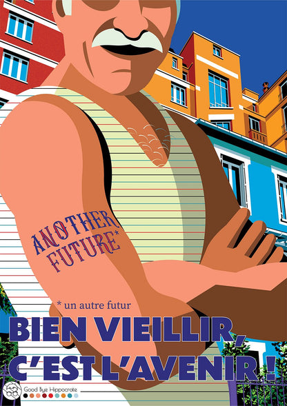 Puzzle 500 pièces XL Marie - Chantal - Bien vieillir c'est l'avenirLa Puzzlerie