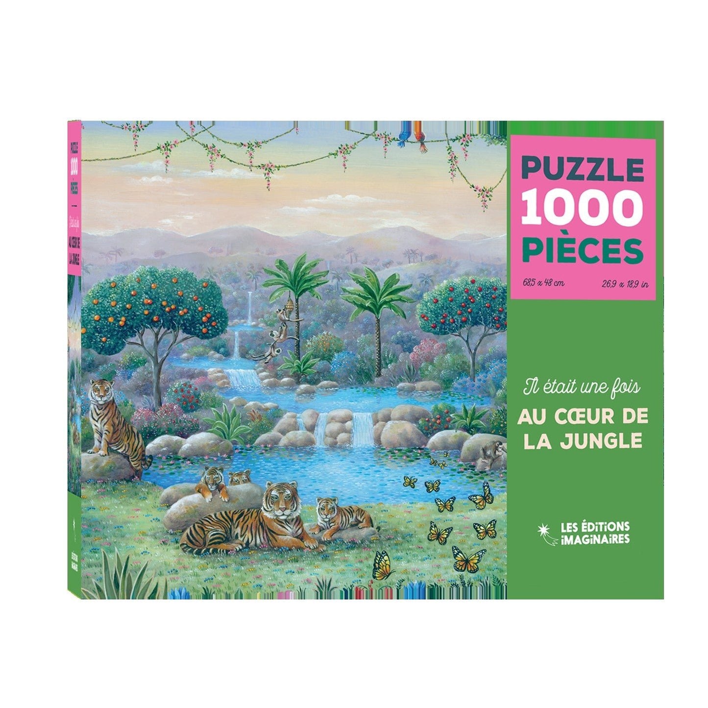 Puzzle 1000 Pièces Les Editions Imaginaires - Au Coeur de la JungleLes Editions Imaginaires