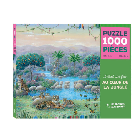 Puzzle 1000 Pièces Les Editions Imaginaires - Au Coeur de la JungleLes Editions Imaginaires