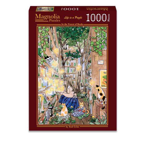 Puzzle 1000 Pièces - Dans la Forêt des LivresMagnolia