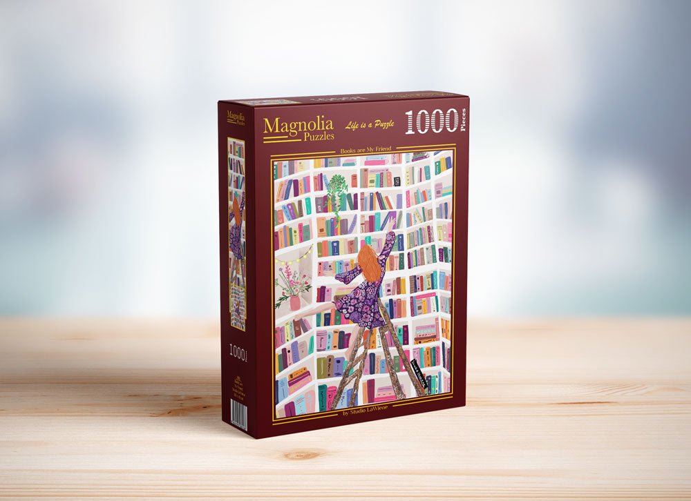 Puzzle 1000 Pièces - Les Livres Sont mes AmisMagnolia