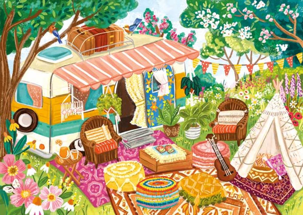 Puzzle 1000 Pièces Magnolia - Boho CamperMagnolia