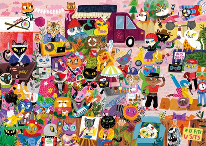Puzzle 1000 Pièces Magnolia - Cat CrowdMagnolia