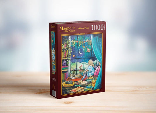 Puzzle 1000 Pièces Magnolia - La Tombée de la NuitMagnolia