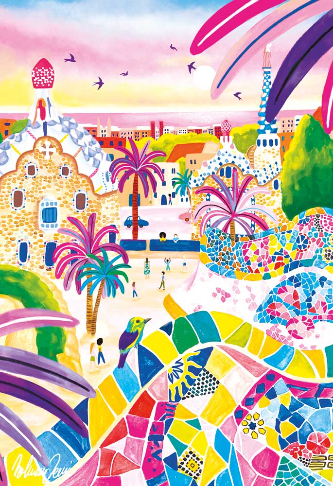 Puzzle 1000 Pièces Magnolia - Park GüellMagnolia