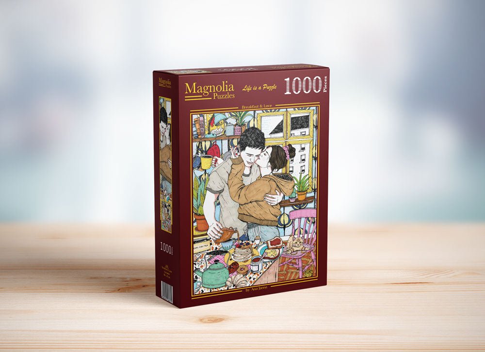 Puzzle 1000 Pièces - Petit-Déjeuner et AmourMagnolia