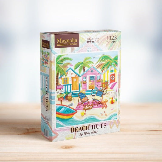 Puzzle 1023 Pièces Magnolia - Beach HutsMagnolia