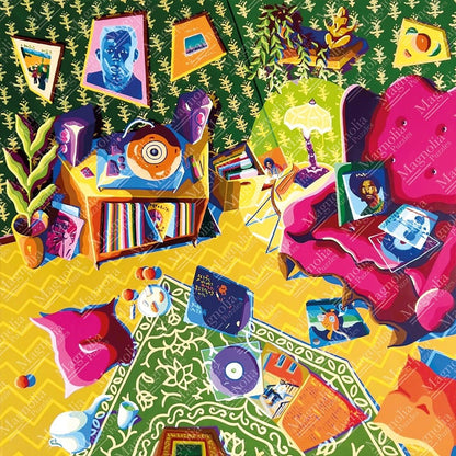 Puzzle 1023 Pièces Magnolia - Mandarin BebopMagnolia